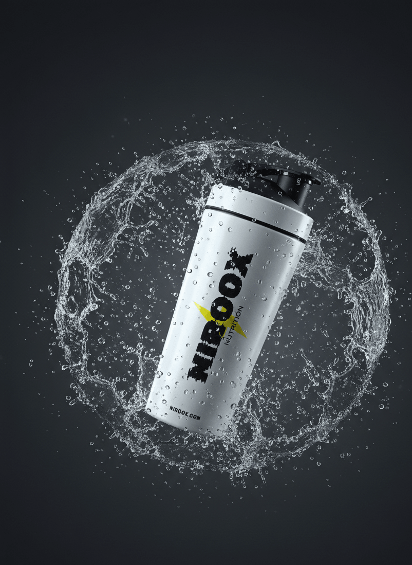 Edelstahl Shaker 750ml | NirooX Proteinshaker mit Sieb - NirooX NutritionNirooX