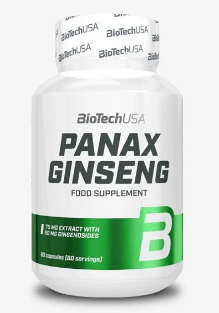 BioTech USA Panax Ginseng 60 Kapseln koreanischer Ginseng Extrakt
