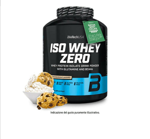 BioTech USA Iso Whey Zero 1816g Whey Isolat laktosefrei zuckerfrei Native Whey Muskelaufbau