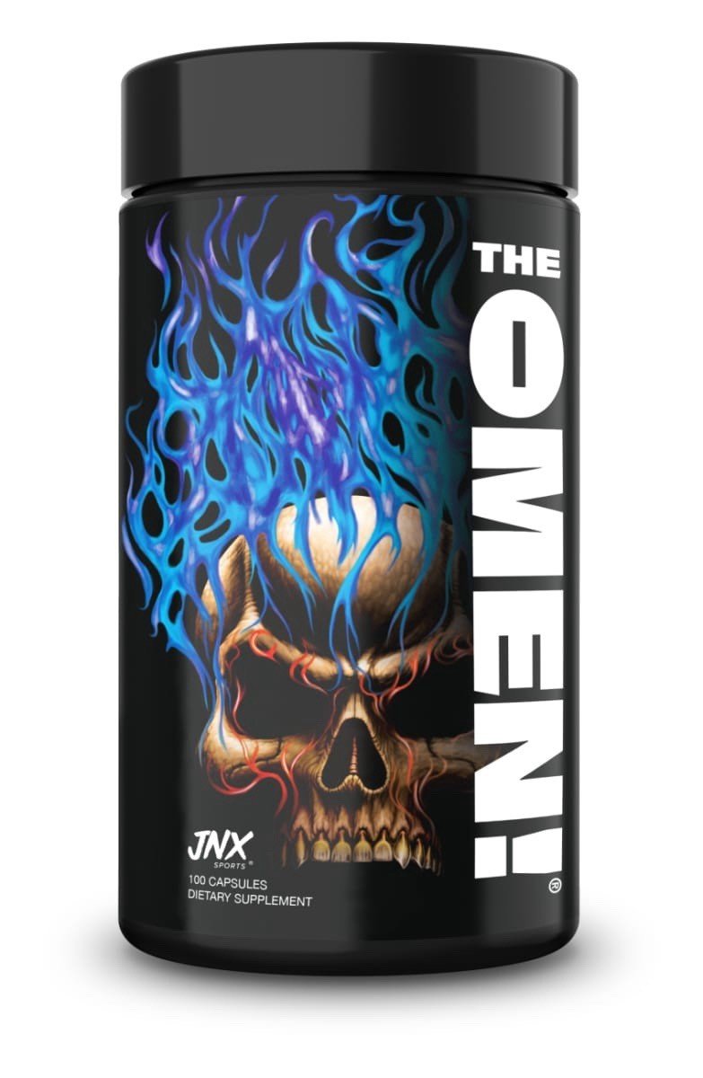 JNX The Omen Non-Stim Fat Burner 100 Kapseln mit 300mg Koffein und Acetyl L-Carnitin thermogene Formel MHD Oktober 2025