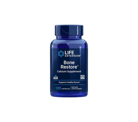 LIFE EXTENSION BONE RESTORE Vitamin K2 Kalzium 120 Kapseln - NirooX NutritionNirooX Nutrition