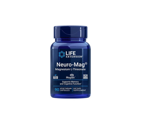 Life Extension, Neuro-Mag, Magnesium-L-Th<wbr/>reonat, 90 vegetarische Kapseln - NirooX NutritionNirooX Nutrition