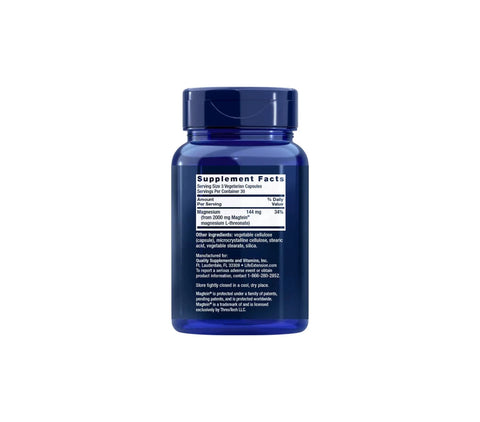 Life Extension, Neuro-Mag, Magnesium-L-Th<wbr/>reonat, 90 vegetarische Kapseln - NirooX NutritionNirooX Nutrition
