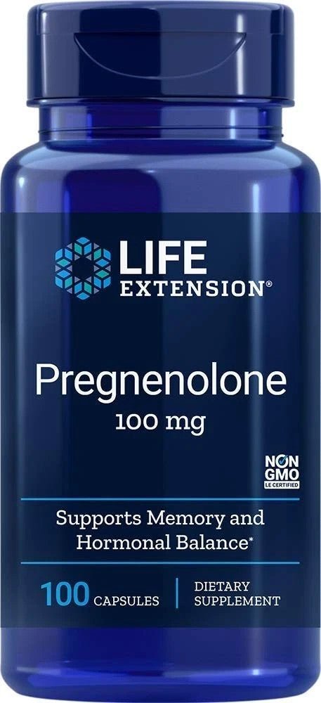 Life Extension Pregnenolone 100mg 100 Kapseln | Prohormon - NirooX NutritionNirooX Nutrition