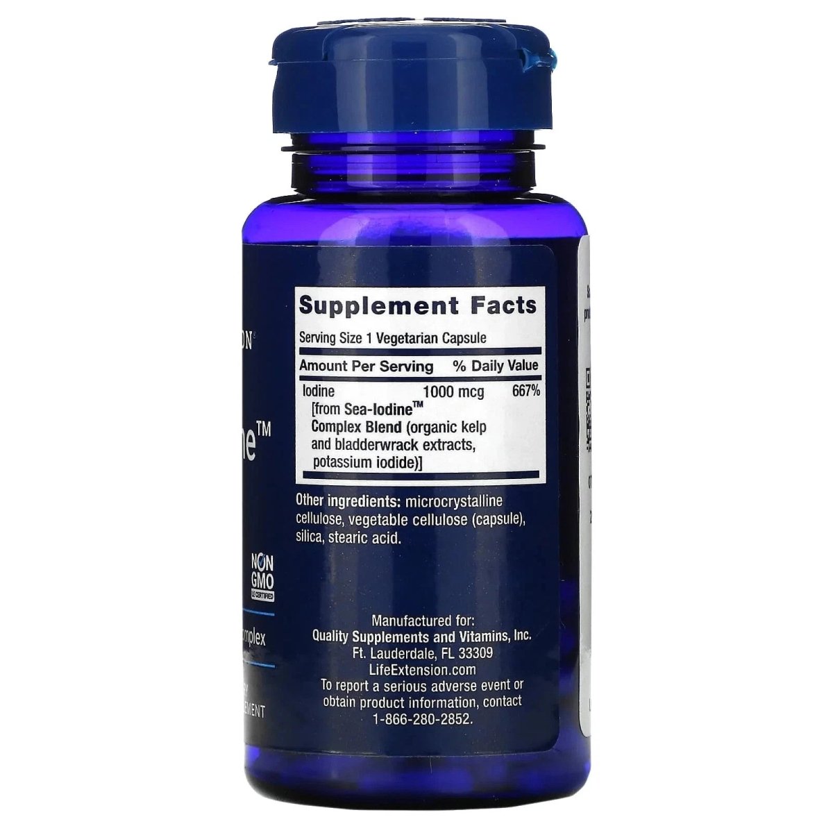 Life Extension Sea Iodine 1000mcg 60 Kapseln | Jod aus Meeresalgen - NirooX NutritionNirooX Nutrition