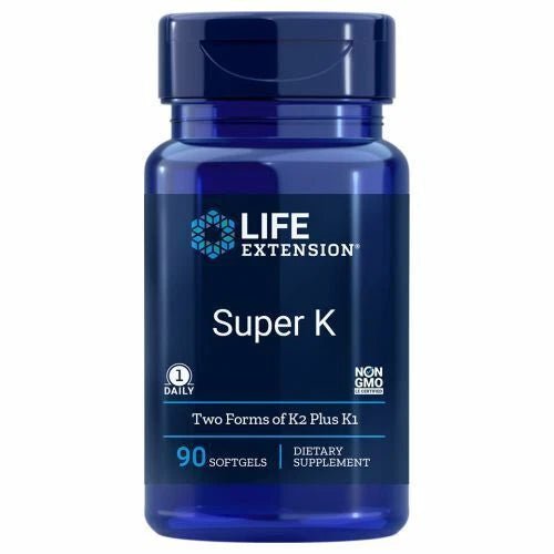 Life Extension Super K – 90 Softgels | Vitamin K1 + K2 (MK - 4 & MK - 7) - NirooX NutritionNirooX Nutrition