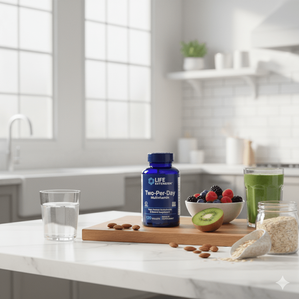 2x Life Extension Two-Per-Day 240 Kapseln Doppelpack Multivitamin