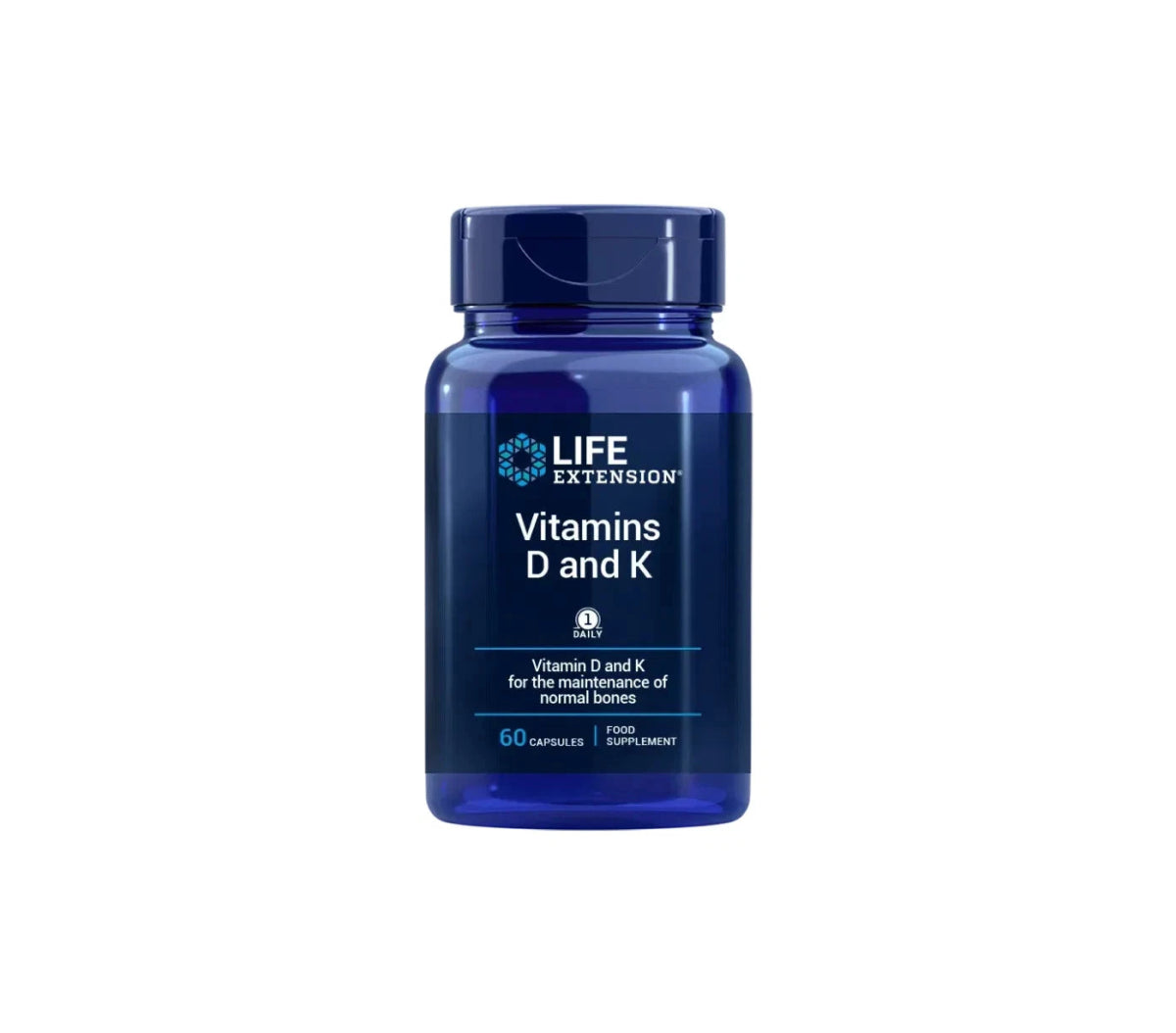 Life Extension Vitamin D und K – 60 Kapseln | 3000 IE Vitamin D3 + Vitamin K1 & K - NirooX NutritionNirooX Nutrition