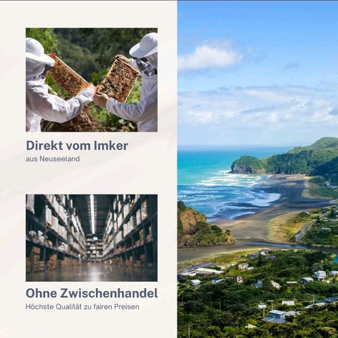 Manuka Vital Honig MGO 450+, 550+ 500 gr aus Neuseeland, Premium - Manuka - Honig - NirooX NutritionNirooX Nutrition