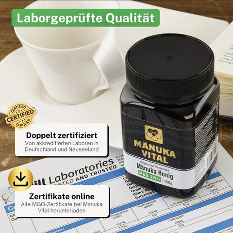 Manuka Vital Honig MGO 450+, 550+ 500 gr aus Neuseeland, Premium - Manuka - Honig - NirooX NutritionNirooX Nutrition