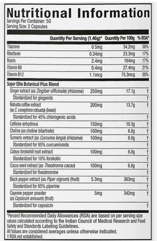 MuscleTech Hydroxycut Hardcore Super Elite – 100 Kapseln | Thermogener Fatburner - NirooX NutritionFat BurnerMuscleTech