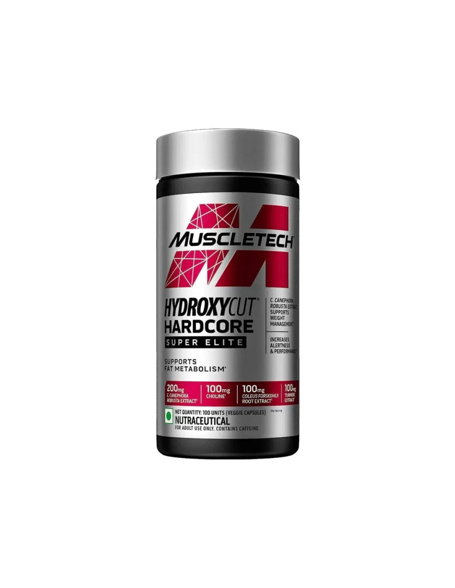 MuscleTech Hydroxycut Hardcore Super Elite – 100 Kapseln | Thermogener Fatburner - NirooX NutritionNirooX Nutrition