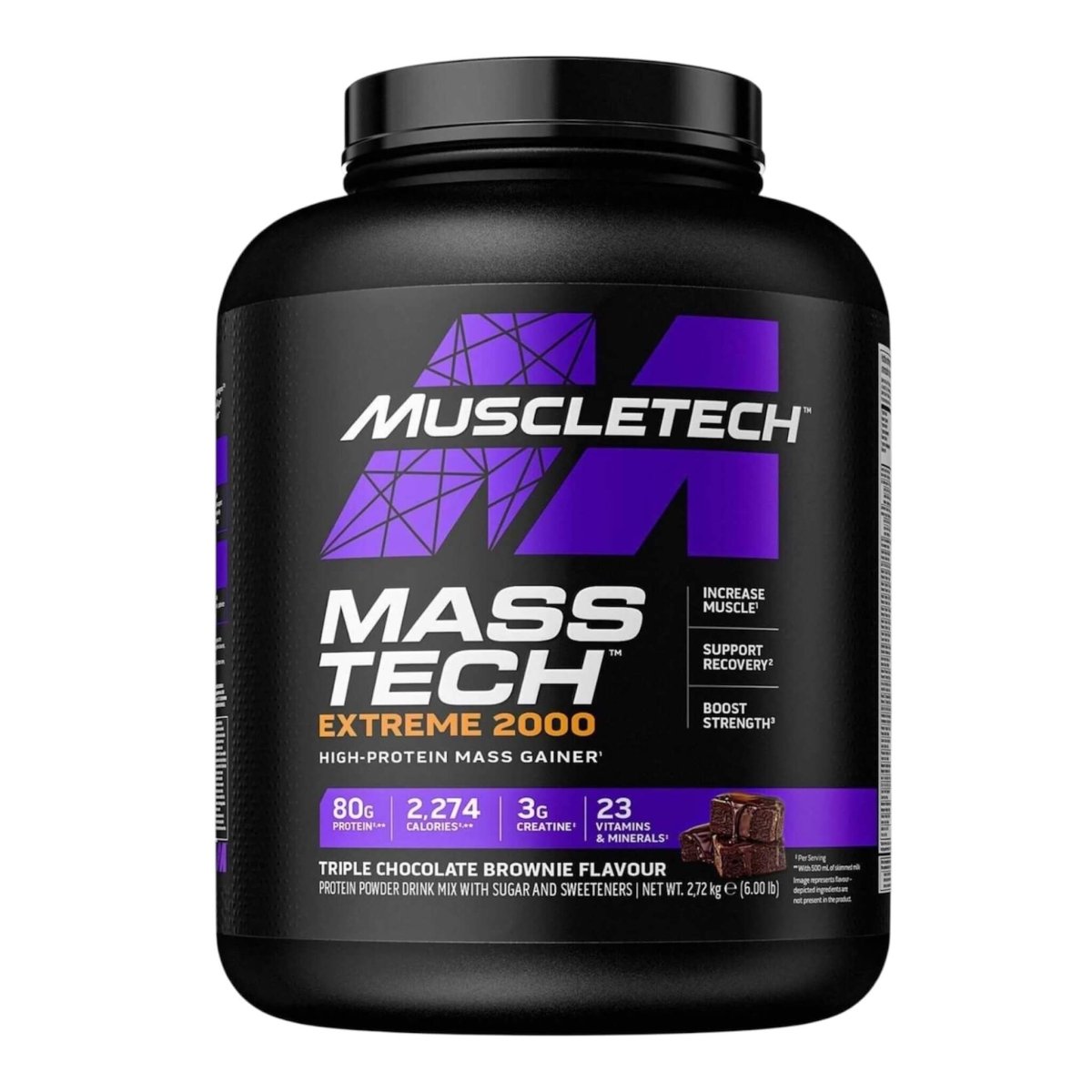 Muscletech Mass Tech Extreme 2000 | Hochkalorischer Weight Gainer für Muskelaufbau & Masse | 2,7kg + Bonus - NirooX NutritionNirooX