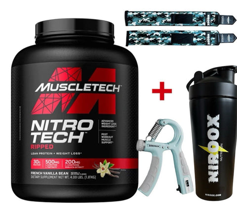 Muscletech Performance Series Nitro - Tech Ripped (4lbs) 1810 gramm+ Bonus - NirooX NutritionProteinNirooX Nutrition