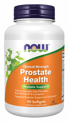 NOW Foods Clinical Strength Prostate Health 90 Softgels klinisch dosierte Prostata-Formel mit Sägepalme Beta-Sitosterin und Lycopin