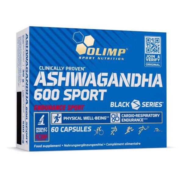Olimp Ashwagandha 600 Sport – 60 Kapseln | 600mg Ashwagandha - Extrakt - NirooX NutritionNirooX Nutrition