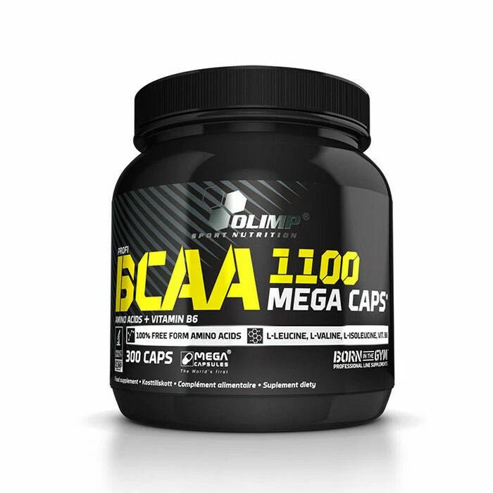 Olimp BCAA 1100 Mega Caps – 300 Kapseln | 1100mg BCAA pro Kapsel - NirooX NutritionNirooX Nutrition