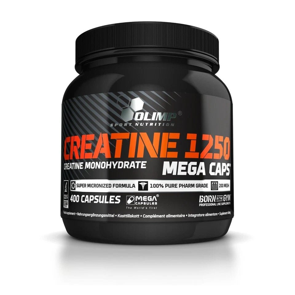 Olimp Creatine 1250 Mega Caps – 400 Kapseln | 1250mg Kreatin pro Kapsel - NirooX NutritionNirooX Nutrition