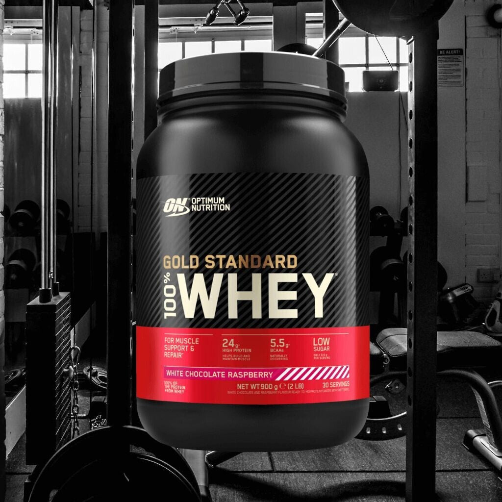 Optimum Nutrition Gold Standard 100% Molke Protein 900 g +Bonus NirooX Nutrition.