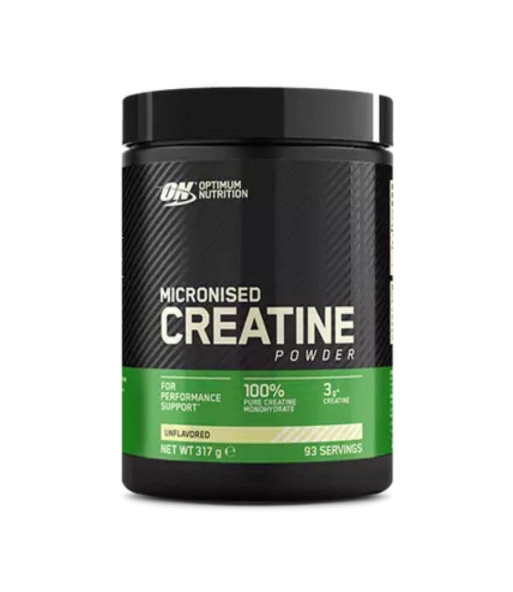 Optimum Nutrition Creatine Monohydrate 317g 634g mikronisiert Bonus Zubehör