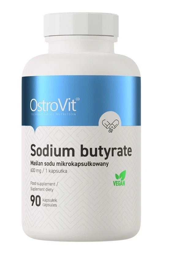 OstroVit Sodium Butyrate 90 Kapseln | 600mg Natriumbutyrat pro Kapsel - NirooX NutritionNirooX Nutrition
