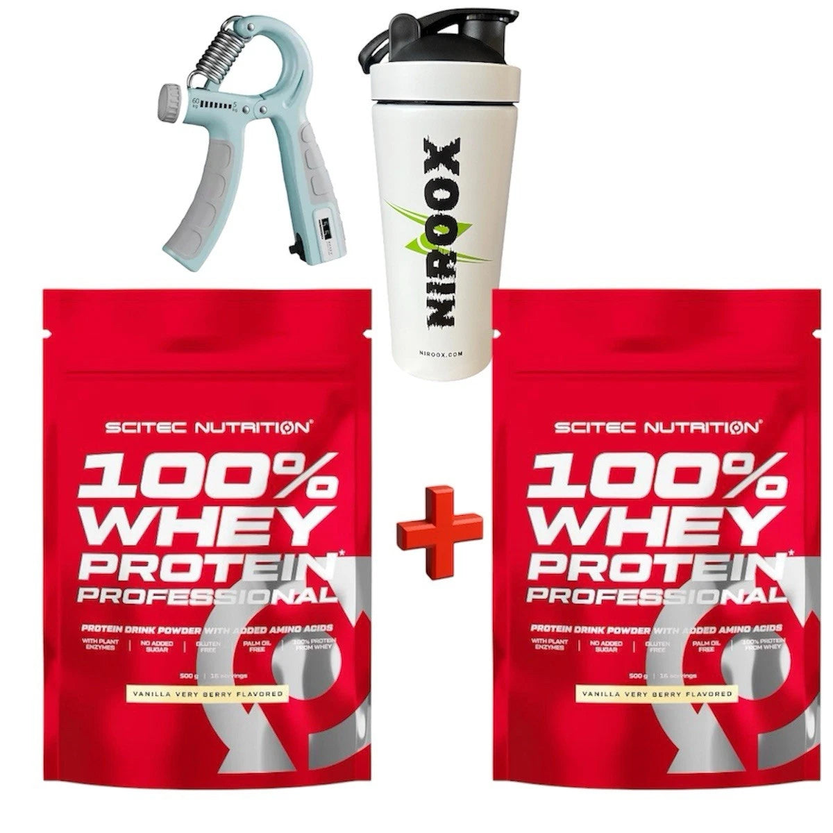 Scitec Nutrition 100% Whey Protein 2 x 1000g / 2 kg + Bonus