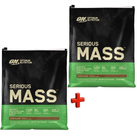Optimum Nutrition Serious Mass 5,45 Kg-Beutel / 2 x 5,45 Kg-Beutel