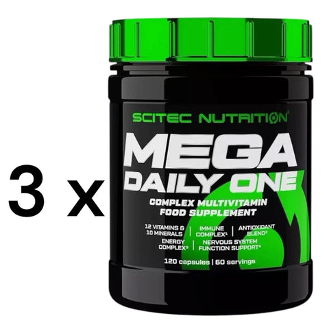 Scitec Nutrition Mega Daily One Plus 3 x 120 Kapseln Vitamine/ 360 Caps.