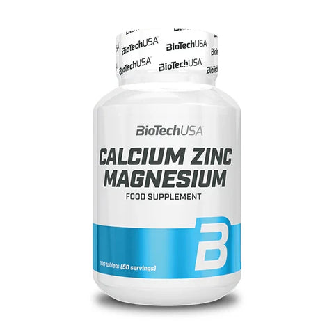 Biotech Calcium Zinc Magnesium - 100 Tabletten - 3 x 100 tab/ total 300 tab
