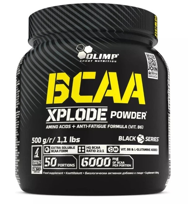 Olimp BCAA Xplode Powder 500g 6g BCAA L-Glutamin Aminosäuren Pulver