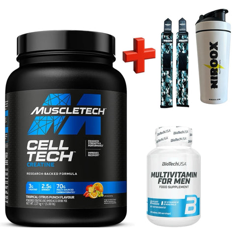 MuscleTech Cell-Tech Creatine 2270g Multivitamin 60 Tropical Citrus Punch