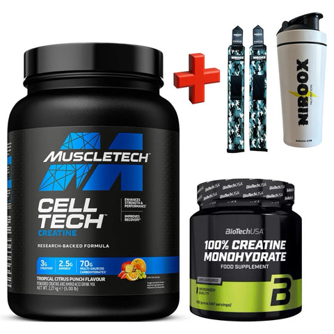 MuscleTech Cell-Tech Creatine 2270g Creatin 300g Tropical Citrus Punch