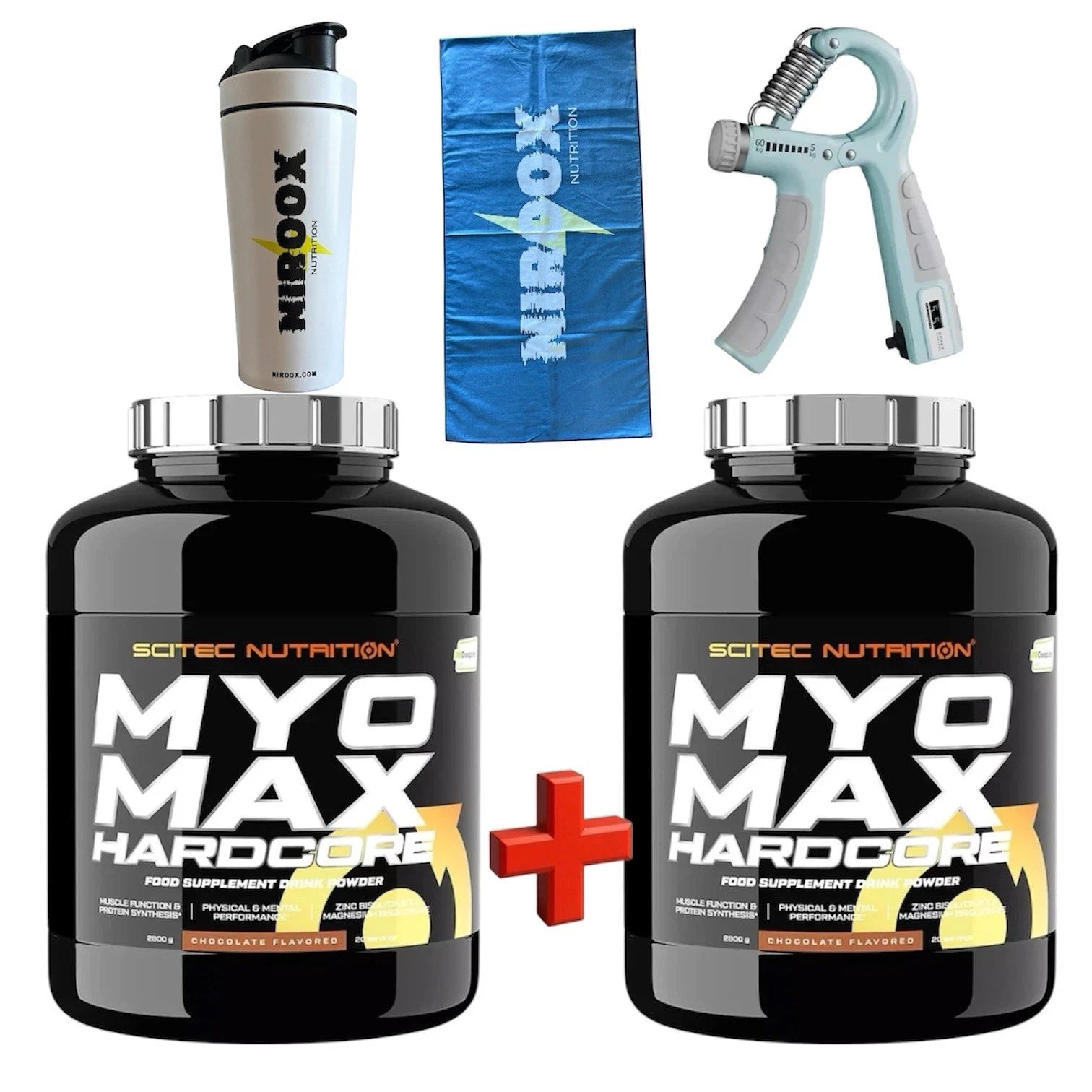 Scitec Nutrition MyoMax Hardcore Protein-Carb-K<wbr/>ombination -2x2800g, Schoko/5,6k5
