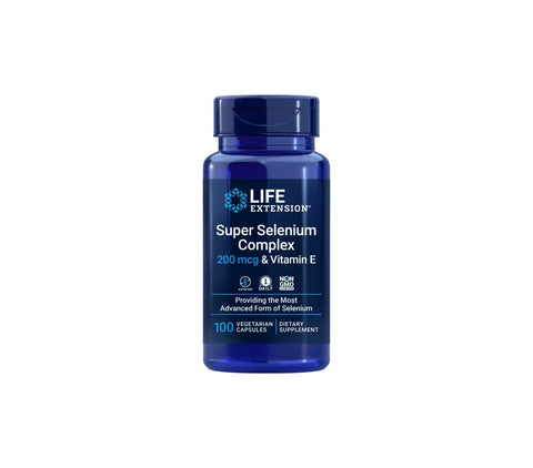 Life Extension Super Selenium Complex 100 Kapseln 200mcg Selen Vitamin E