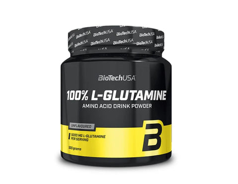 Biotech USA 100% L-Glutamine 500g Reines Glutamin Pulver