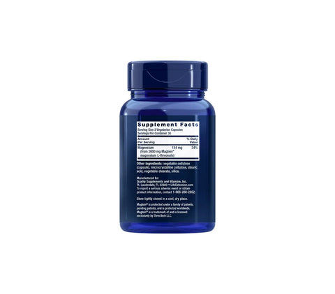 Life Extension, Neuro-Mag, Magnesium-L-Th<wbr/>reonat, 90 vegetarische Kapseln