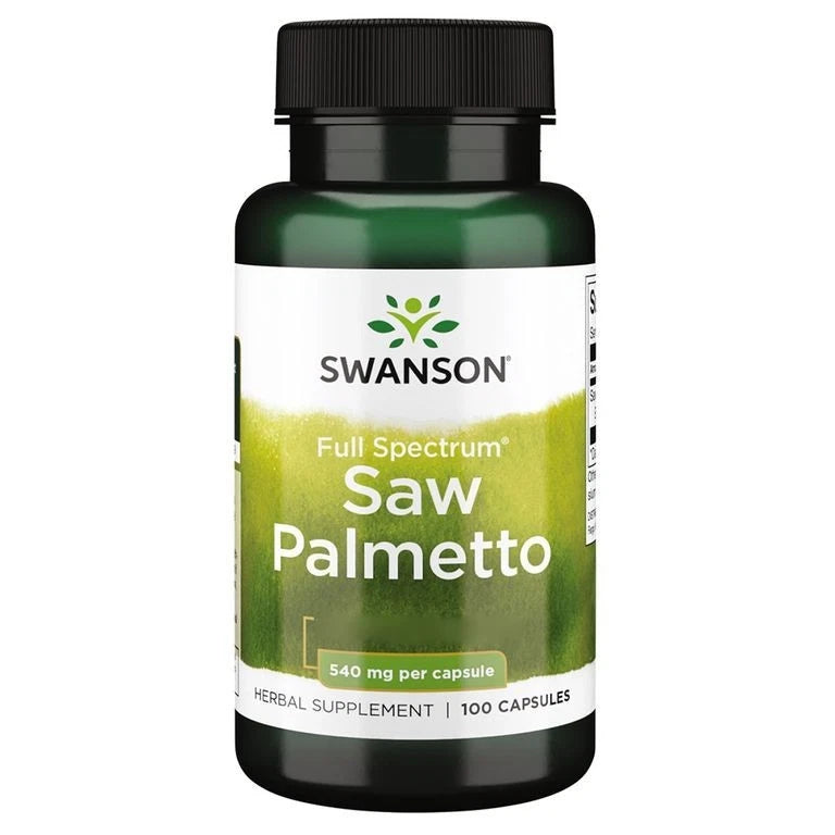Swanson Saw Palmetto 100 Kapseln Sägepalme 540mg Prostata Gesundheit