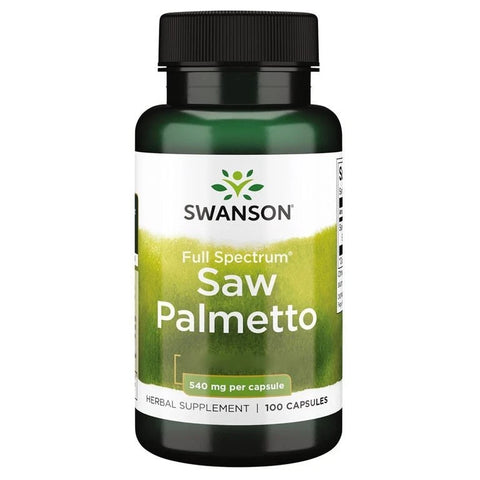 Swanson Saw Palmetto 100 Kapseln Sägepalme 540mg Prostata Gesundheit