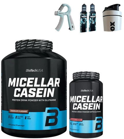 Biotech USA Micellar Casein 908-2270g Bonus Nachtprotein