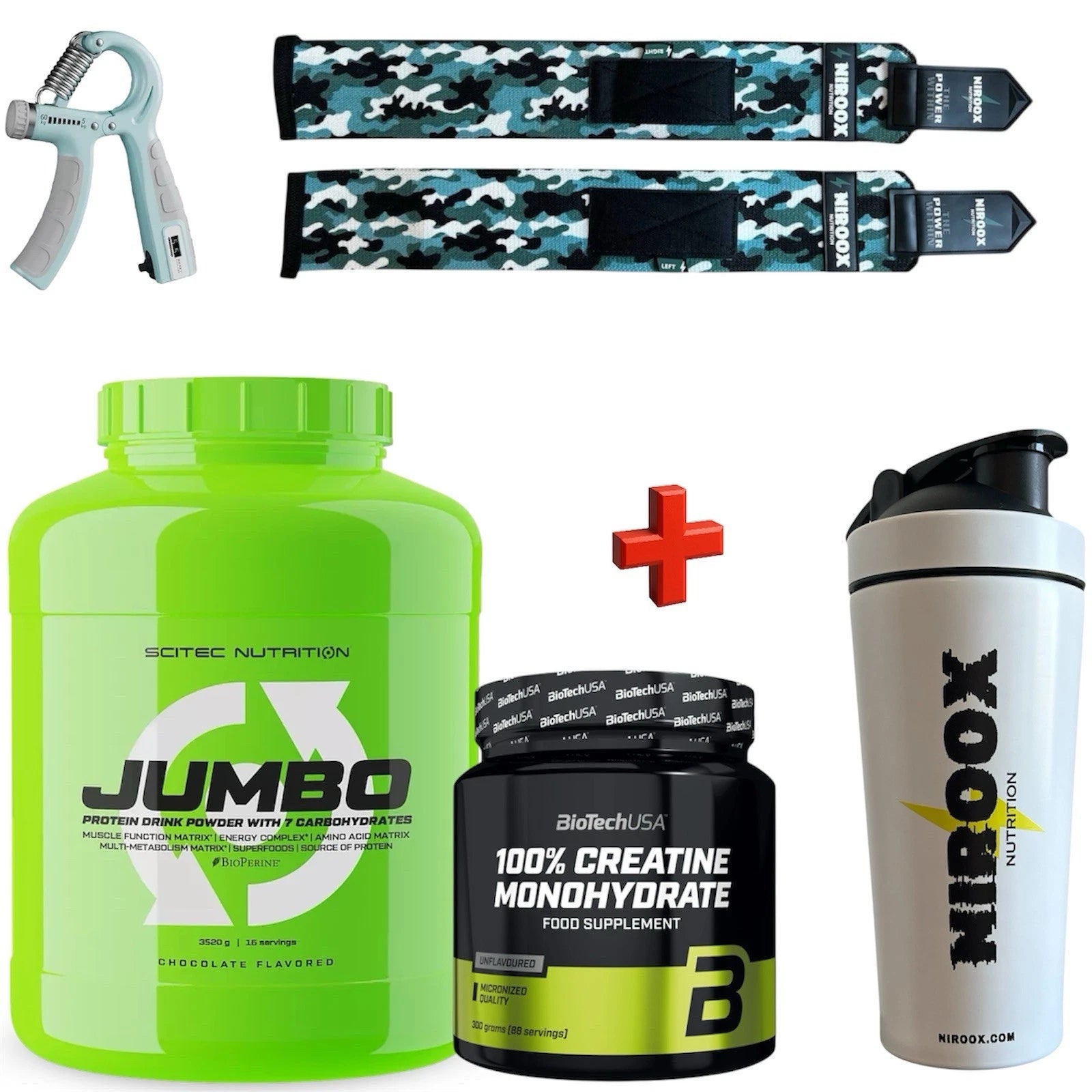 Scitec Nutrition Jumbo 3520g Biotech Creatine 300g Bonus Mass Gainer