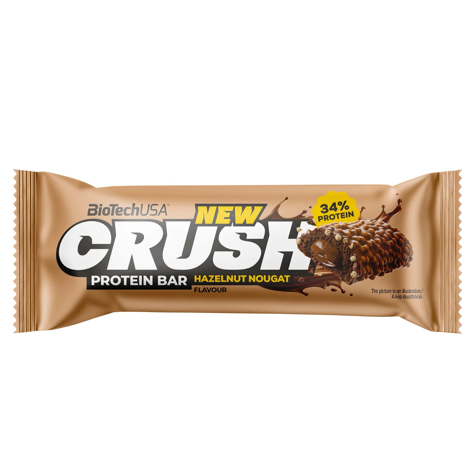 Biotech usa Crush Protein Bar - 12 x 45 g - Protein Riegel - Whey