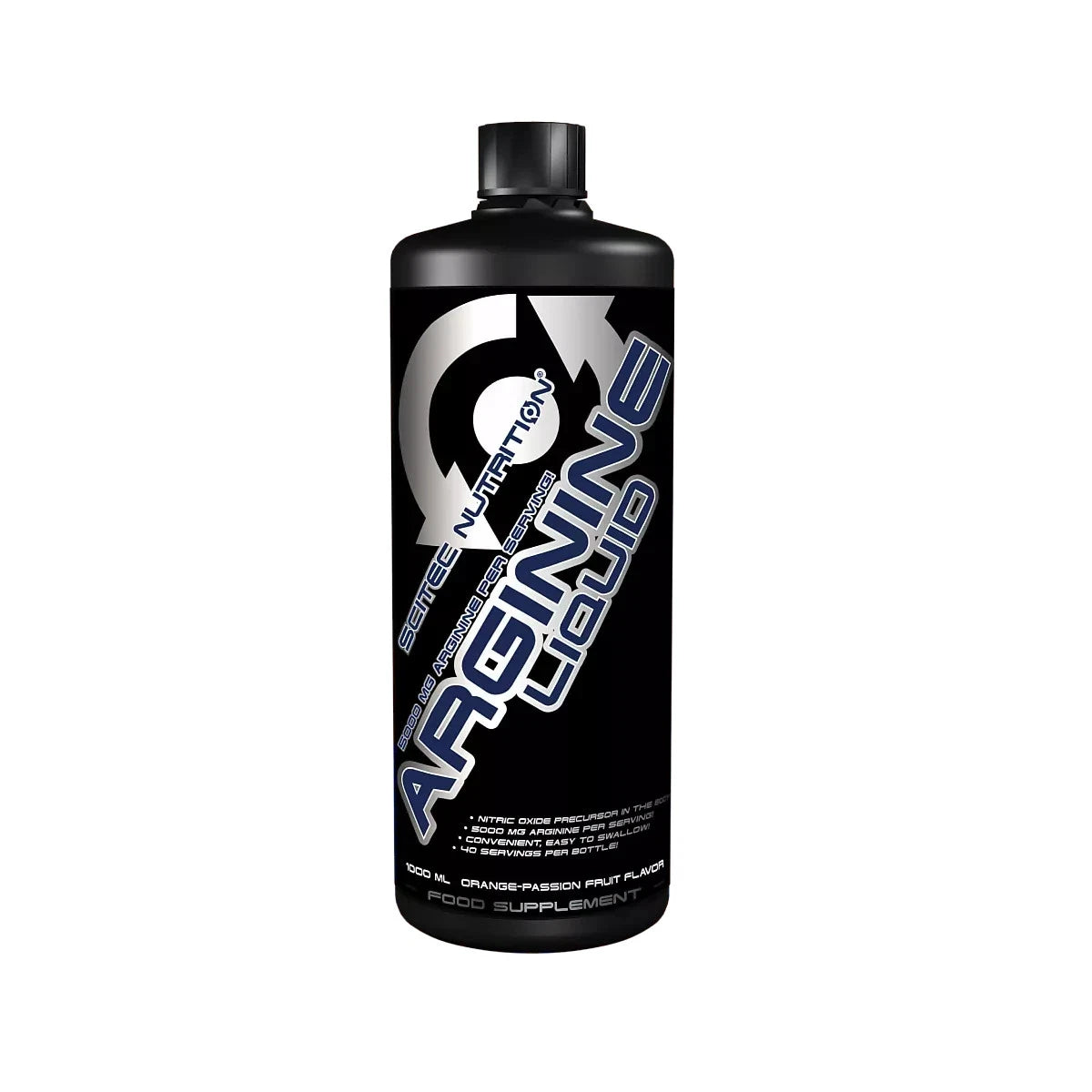 Scitec Nutrition Arginine Liquid, 1000 ml Flasche, Orange-Passion<wbr/>sfrucht