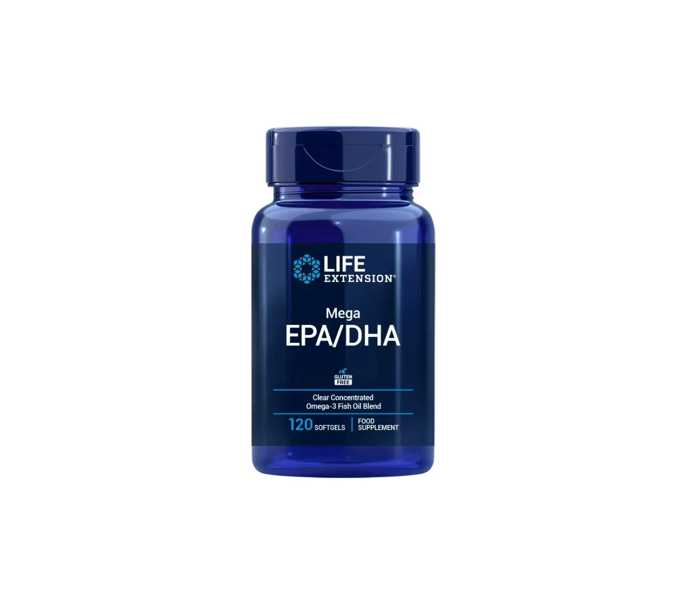 Life Extension, Mega EPA/DHA, 120 glutenfreie Softgels, 120 Stück (1er Pack)
