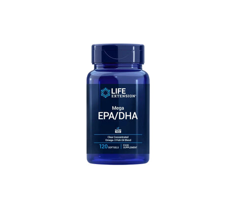 Life Extension, Mega EPA/DHA, 120 glutenfreie Softgels, 120 Stück (1er Pack)