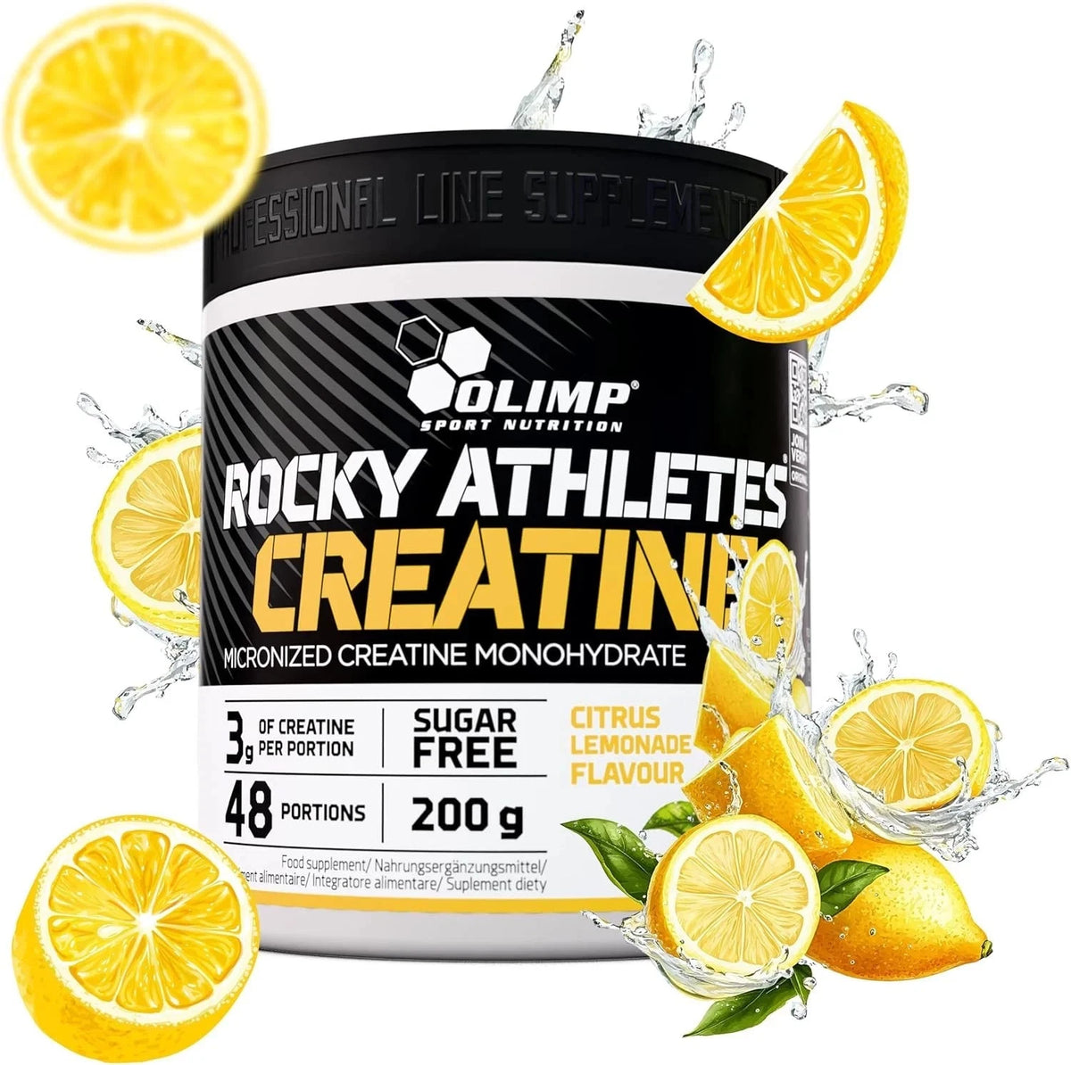 olimp Rocky Athletes Creatine 200g Citrus Lemonade.Kreat<wbr/>in