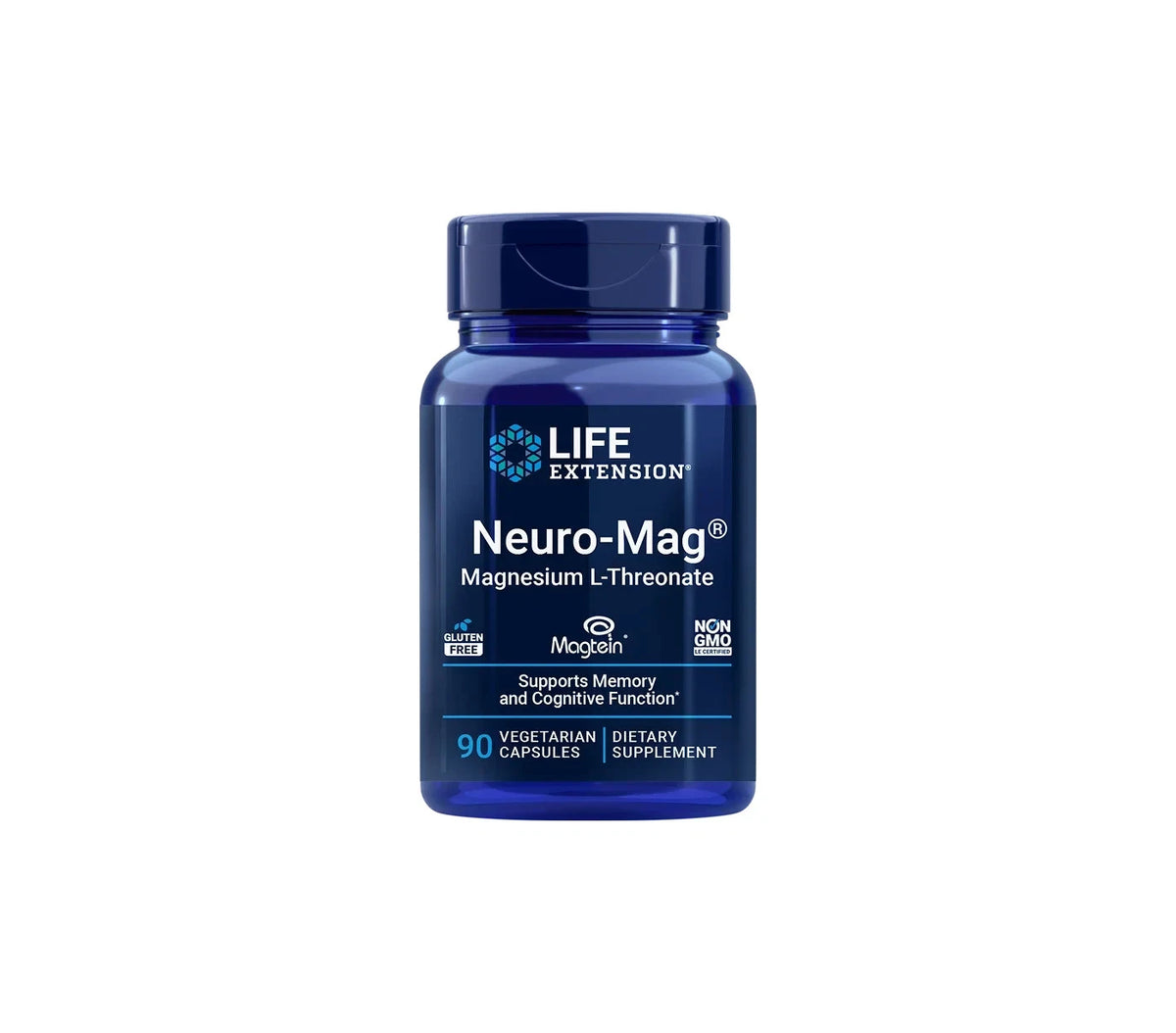 Life Extension, Neuro-Mag, Magnesium-L-Th<wbr/>reonat, 90 vegetarische Kapseln