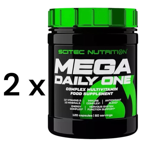 Scitec Nutrition Mega Daily One Plus 2x 120 Kapseln Vitamine/ 240 Caps.