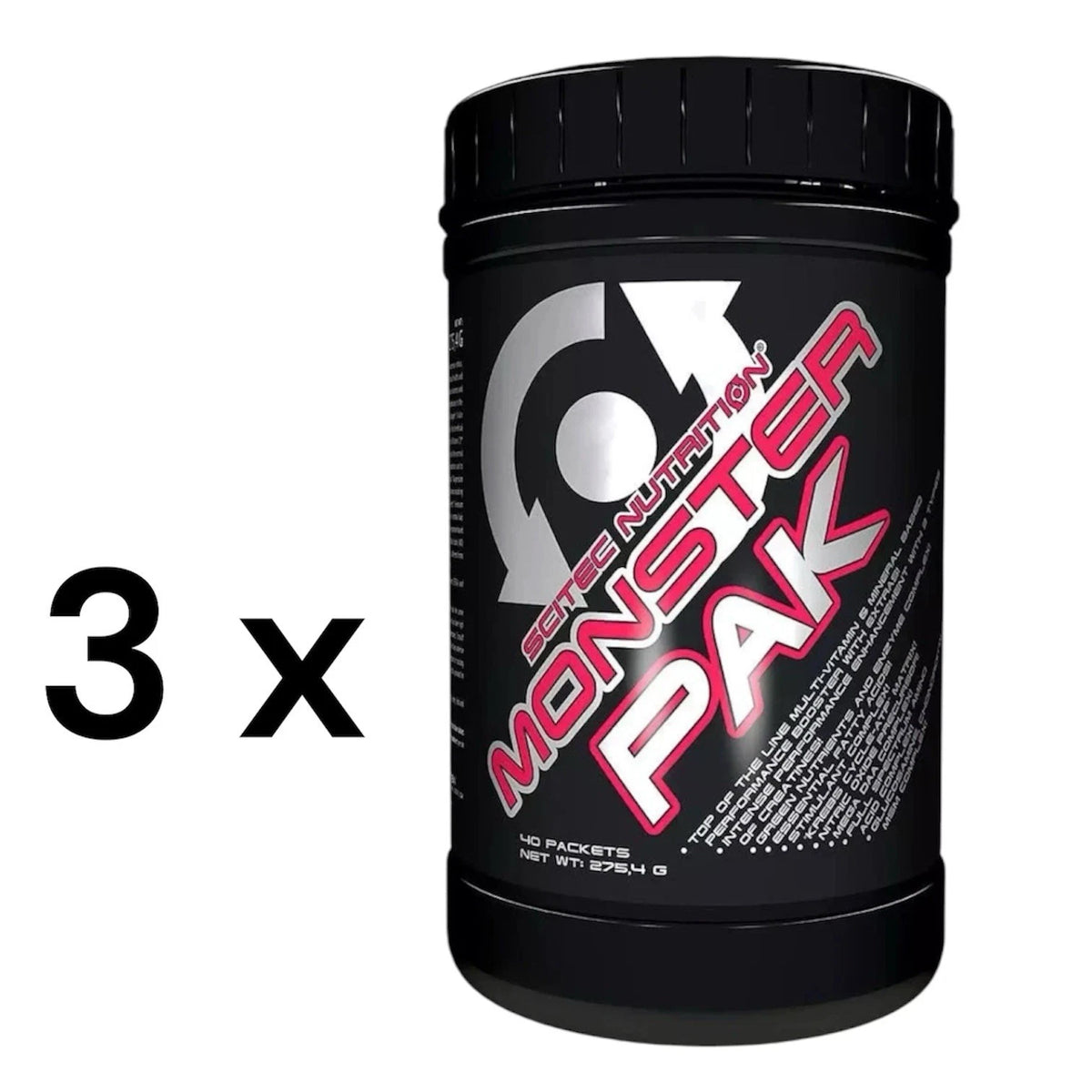 Scitec Nutrition Monster Pak 3x 40 Beutel Dose Täglich Vitamine