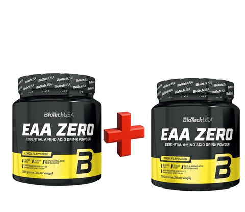 BioTech USA EAA Zero 2x350g essentielle Aminosäuren Pulver EAA BCAA