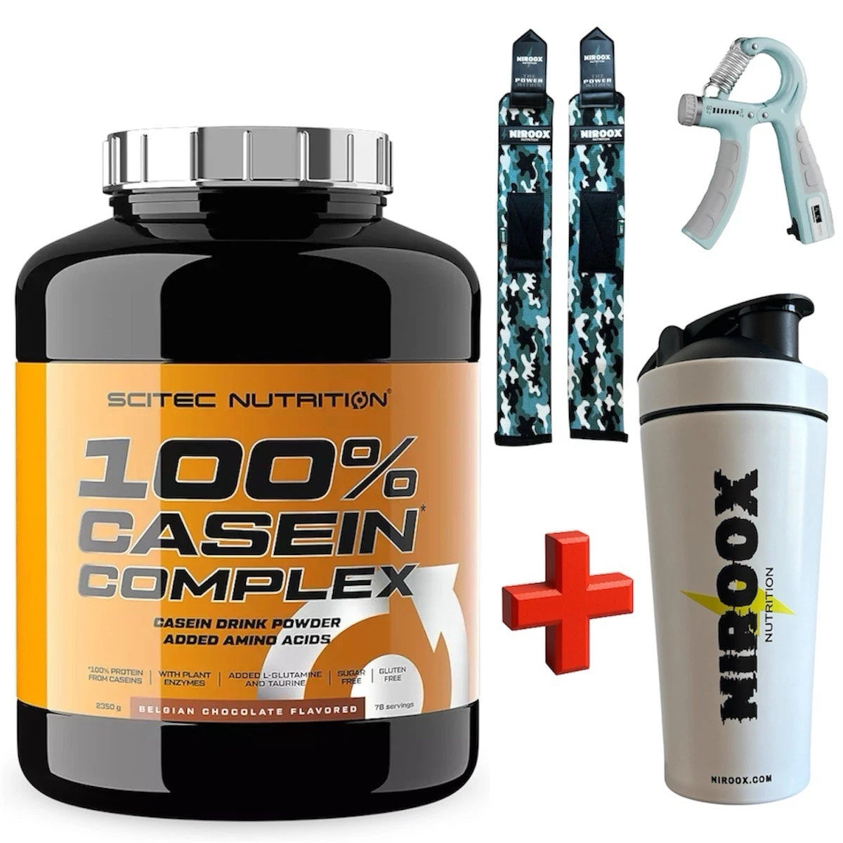 Scitec Nutrition 100% Casein Complex 2350g Bonus Nachtprotein